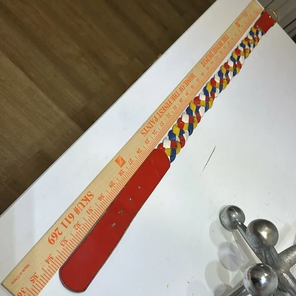 Yves Saint Laurent Vintage 1980's Waist Belt / Size: Medium - Picture 10 of 11